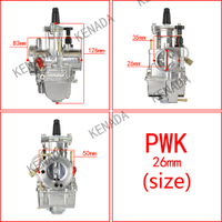 KuLeyp ยี่ห้อมอเตอร์ไซด์ KOSO Carb PWK 24/26/28/30/32 / 34mm 4T คาร์บูเรเตอร์สำหรับรถจักรยานยนต์ (WA