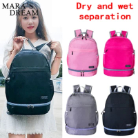 Mara's Dream Leisure Outdoor Backpack Waterproof Bag Wet And Dry Separation Travel Clothes Shoes Organizer Bag Unisex Travel Bag