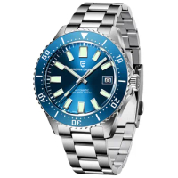 PAGANI DESIGN Men Automatic Watch Luxury Watches Mechanical Wristwatch Vintage Sapphire Luminous Diver 100M Waterproof NH35