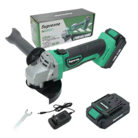 Supraone Brushless Electric Angle Grinder, Woodworking Power Tools, 18V Wireless, Variable Speed, 125mm, 100mm, KZ4-125