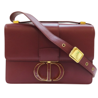 【二手名牌BRAND OFF】Dior 迪奧【再降價】紅色 牛皮 30 Montaigne 蒙田 30 肩背包