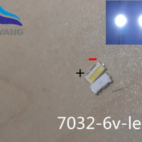100pcs Fled LCD TV backlight side of the 7032 White LED light bead repair TV backlight dedicated 6V FOR SAMSUNG