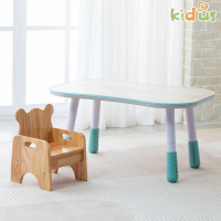 【kidus】兒童90公分花生桌+兒童椅 遊戲桌椅組 一桌一椅HS002+SF300(升降桌 兒童桌椅 成長桌椅 玩具)