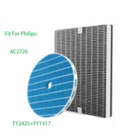 FY2425+FY1417 Active Carbon Hepa Replacement Filter for Philips Air Purifier Serie,Replace AC2726 Humidification filterSet