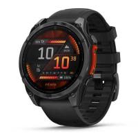Garmin Fenix 8 47mm AMOLED GPS 智慧手錶 Slate Grey Steel with Black Silicone