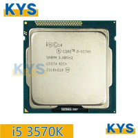 Intel For i5 3570K I5-3570K CPU Processor Quad Core 3.4Ghz L3=6M 77W socket LGA 1155 desktop