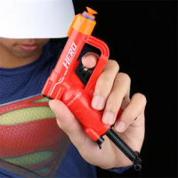 Mini Soft Bullet Gun Manual Loading Suit for Nerf Bullets Toy Pistol Children Dart Toy Guns