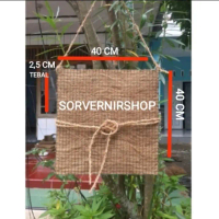 Media tempel tanaman anggrek papan sabut kelapa jumbo 40×40cm