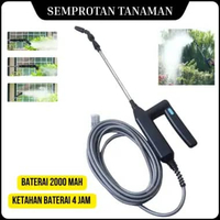 Semprotan Tanaman Elektrik Portable 2000mAh Adjustable Nozzle Spray Sprayer Tanaman Portabe