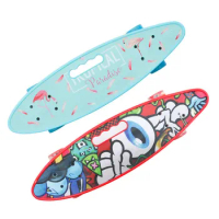 Portable Skate Board Flamingo Cruiser Fish skateboard Professional Fish Board Flash Four Wheels Single Rocker Penny Skateboard