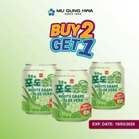 WANG WHITE GRAPE & ALOE VERA 238ML / BUY 2 GET 1