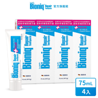 【Bioniq貝歐尼】修復+護齦牙膏 75ml(四入組)