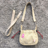 Villya Slingbag & Shoulder Bag Tas Mini Serut Bahan Kanvas Tas Slingbag bahu wanita