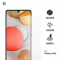 【RHINOSHIELD 犀牛盾】Samsung Galaxy A42 6.5吋 耐衝擊手機螢幕正面保護貼(獨家耐衝擊材料 原廠出貨)