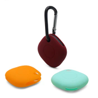 Anti-lost Silicone Soft Case for Samsung Smart Tag Smarttag Dog Cat Pet Collar Locator Tracker Keychain Holder Skin Sleeve Cover