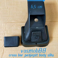 cross bar jepit siku mobil roof rail Siku besar/dudukan rak atas mobil @ 1 pcs