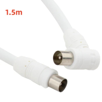 1pcs TV connected to cable TV set-top box cable, digital antenna, public to public antenna, 1.5m RF cable, RF public