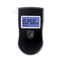 Digital Display Alcohol Tester Portable Alcohol Tester with 4 Mouthpieces Automatic Power Off Alcohol Concentration Detector