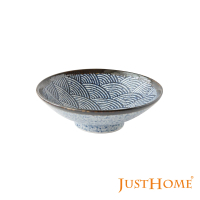 【Just Home】日本製海波9.25吋陶瓷拉麵碗(碗公 拉麵碗 湯碗 陶瓷碗 日本碗)