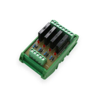 NPN input 4ch driver board 4 channel dc 24V 12V module solid state relay