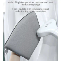 Hand-Held Mini Ironing Pad Sleeve Ironing Board Holder Heat Resistant Glove for Clothes Garment Steamer Portable Iron Table Rack