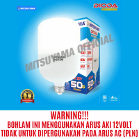 Bohlam Lampu Led Mitsuyama DC 12V 5-40W E27 Putih seri DIODA