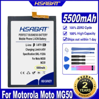 HSABAT MC50 5500mAh Battery for Motorola Moto MG50 For Lenovo K12 Pro XT2091-7 Batteries