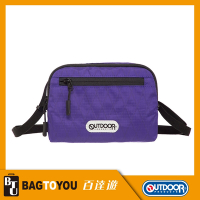 【OUTDOOR】輕遊系-側背包-紫色 OD201103PL