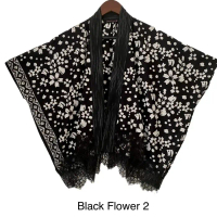 Kimono Batik Mix Tenun Lurik Gerimis Terlaris