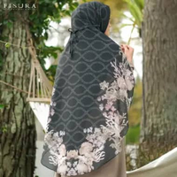 Fisura Scarf Khimar Printing Syari Harmony 39 Motif Baru harmony 29