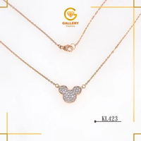 KALUNG EMAS DEWASA MODEL M1CK3Y MOUS3 EMAS ASLI KADAR 6K(300) & 8K(375) KL423 - GALERI 21 FASHION 28