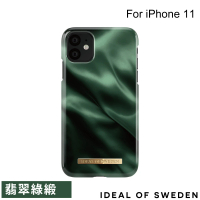 【iDeal Of Sweden】iPhone 11 6.1吋 北歐時尚瑞典流行手機殼(翡翠綠緞)