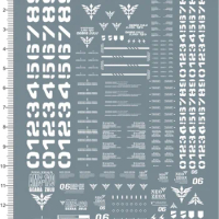 Water Slide Decal for Gundam HG AMS-129 Geara Zulu GDM Model Kit 61087