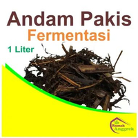 Media Tanam Andam Pakis Fermentasi 1 liter paku tanaman anggrek batang daun pakisan cacah moss Ferme