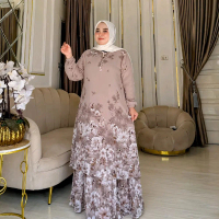 GAMIS TERBARU/GRESS TERBARU/GAMIS MELAYU MOTIF Wanita