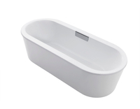 【麗室衛浴】美國 KOHLER Volute™ 獨立式鑄鐵浴缸 K-99313T 尺寸160x75x50cm