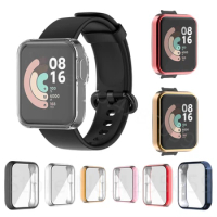 TPU Protection Cover For Xiaomi Mi Watch Lite Case Shell Full Screen Protector Sleeve For Redmi Watch Plated Cases Accessories
