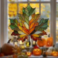 Creativity Maple Leaf Decorative Board Creative Maple Leaf Listing Acrylic Acrylic Maple Leaf Label 