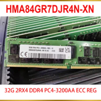 1 Pcs 32GB 32G 2RX4 DDR4 PC4-3200AA ECC REG RAM For SK Hynix Memory HMA84GR7DJR4N-XN
