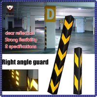 COD* Rubber Wall Corner Protector Parking Car Door Protector Depot Protector With Reflective Sticker