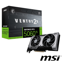 MSI微星 GeForce RTX 5060 Ti 16G VENTUS 2X OC PLUS 顯示卡