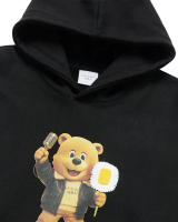 [ADLV] X Lalala Fest Groovy Ac Bear Hoodie Black (Overseas Exclusive) - Hoodie Unisex Acme de da vie