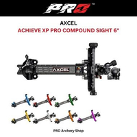 AXCEL ACHIEVE XP PRO COMPOUND SIGHT 6" VISIR PANAHAN FISIR PANAH SIGHT PANAHAN COMPOUND ARCHERY FISI