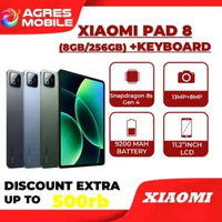 XIAOMI PAD 8 (8GB/256GB) + KEYBOARD - GARANSI RESMI GRAY