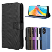 For Oppo A18 4G / A38 4G Case Magnetic Book Premium Flip Leather Card Holder Wallet Stand Soft Tpu Back Phone Cover Coque Fundas