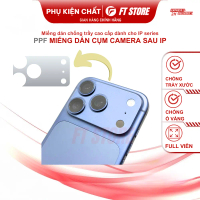 Miếng Dán PPF Bảo Vệ Cụm Camera iP 17 Pro & 17 Promax - Chống Trầy Camera | Bền bỉ - FT Store