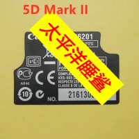 For Canon EOS 80D 77D 800D , 5D Mark II , 5D Mark III Camera Bottom Logo Nameplate Label Sticker Body Code Copy NEW