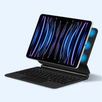 Magic Keyboard Cover For iPad 10 10th Air 4 5 4th 5th Generation 10.9,For iPad Pro 11 12.9 Magnetic Wireless Keyboard Backlight
