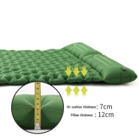Outdoor Camping Sleeping Bag Cushion, Inflatable Mattress, Light Air Mat, Travel Camping Supplies, Nature hike Air Bed