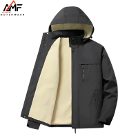 AMF WINTER COAT PARASUT / JAKET WINTER PRIA TERBARU FURING BULU SHERPA LEMBUT